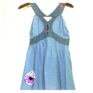 New- Fresh Karma Boho Embroidered Patchwork Top